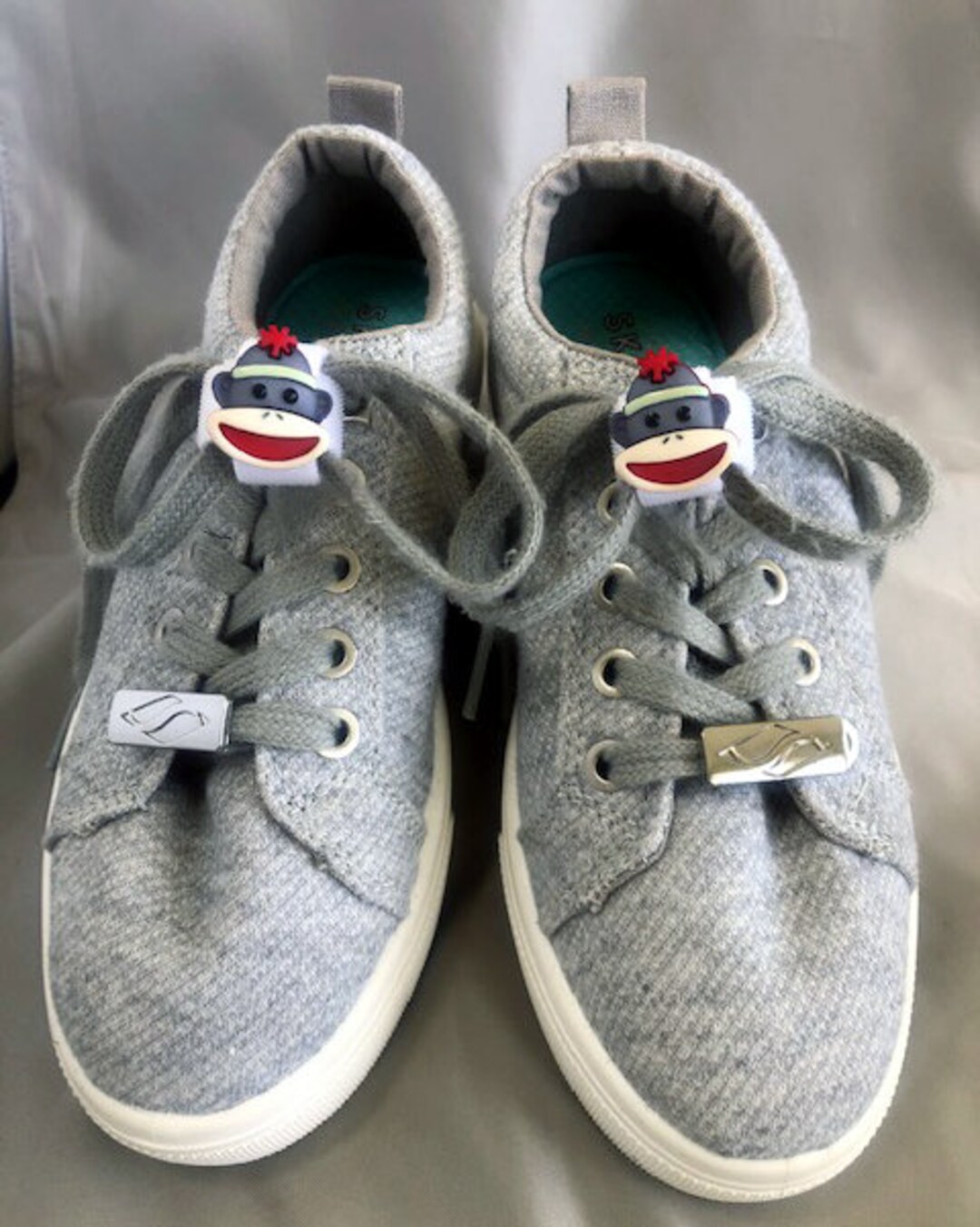 Sock Monkey Christmas Shoelace Guard Fun, Unique Gift for Kids Shoes Etsy