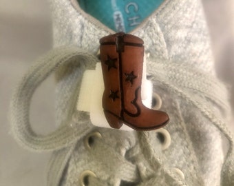 Cowboy Boots Shoe Lace Guard - Cute Unique Kids Gift  -  Keep laces tied and kids safe -
