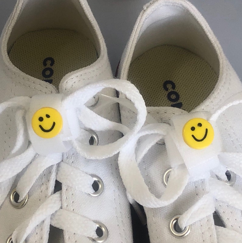 Happy Face Emoji Shoe Lace Guard Cute Unique Kids Gift Etsy