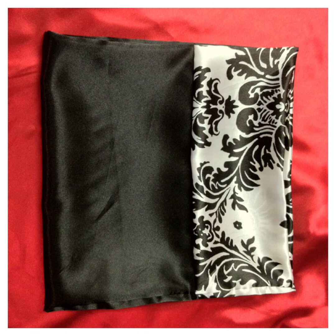 Damask/black Pillow Case Etsy