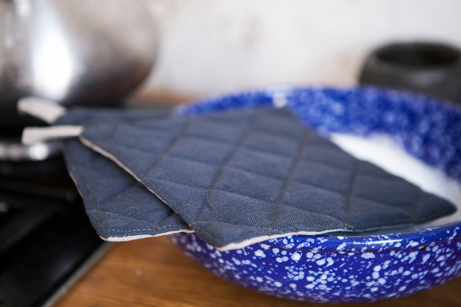 Pot Holders Linen Potholder in Neutral Tones Oven Potholders Etsy