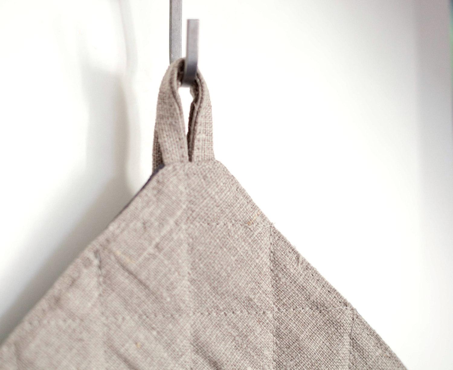 Pot Holders Linen Potholder in Neutral Tones Oven Potholders Etsy