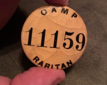 Camp Raritan World War I pin