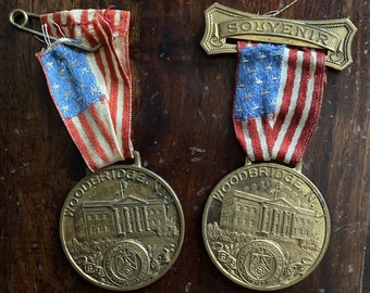 Woodbridge NJ 1924 Bronze Medals