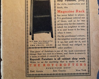 Roycroft Furniture Advertisement