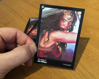 John DiBiase Trading Card #8 - Wonder Woman