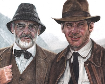 Indiana Jones harrison Ford and Dr 