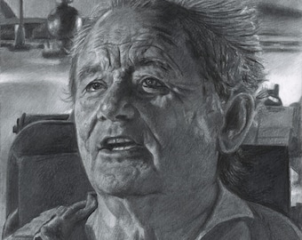 Bill Murray as Peter Venkman in Ghostbusters: Afterlife Drawing Print