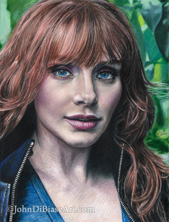 Bryce Dallas Howard Original Drawing NOT a Print - Etsy Hong Kong Bryce Dallas Howard Original Drawing NOT a Print - Etsy Hong Kong
