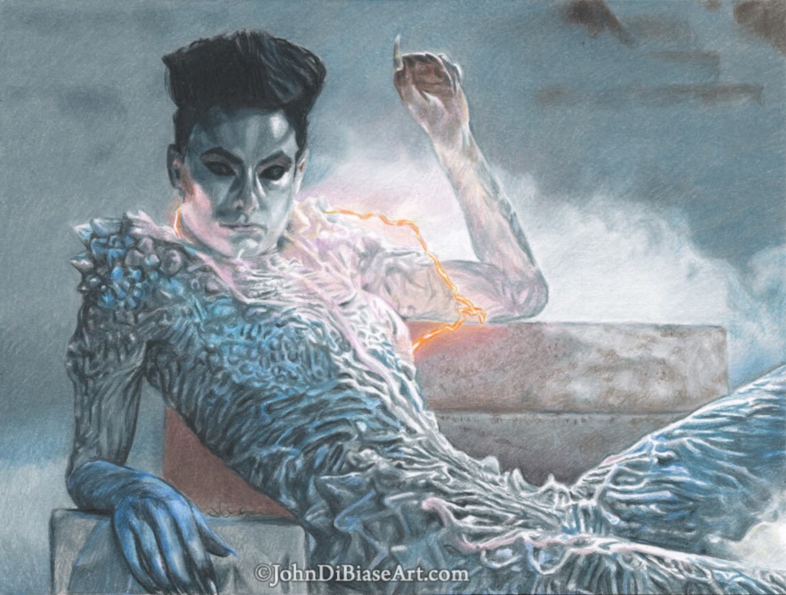 Olivia Wilde as Gozer in Ghostbusters Afterlife Drawing Print - Etsy UK