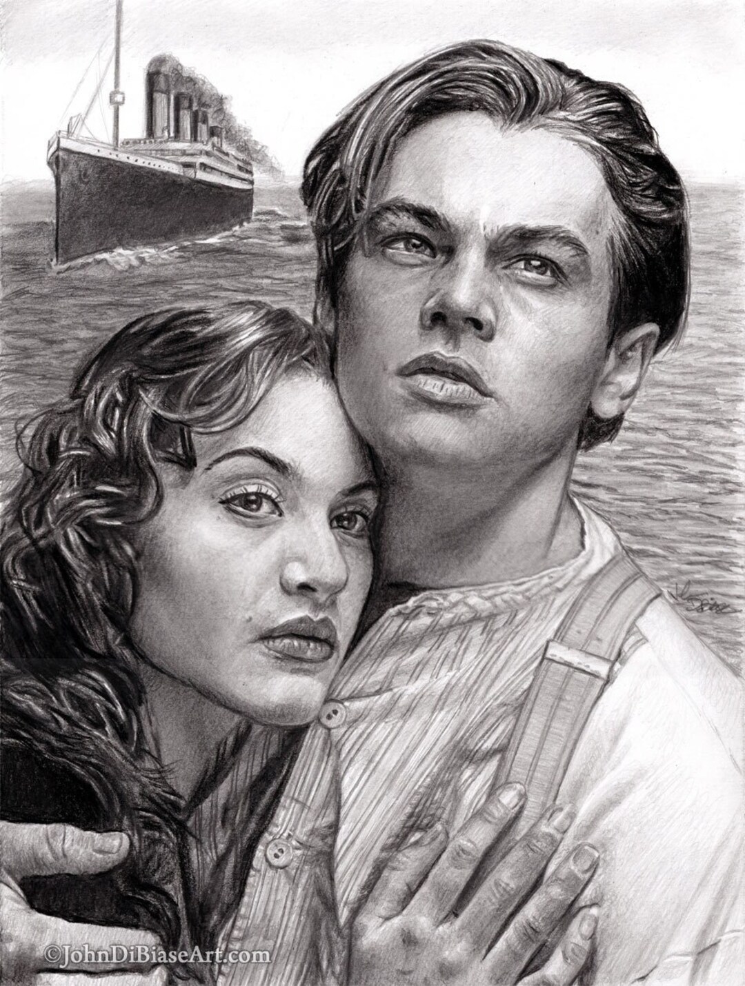 Kate winslet titanic drawing