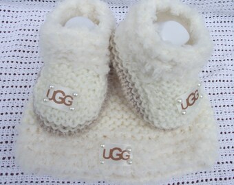 cream infant shoes