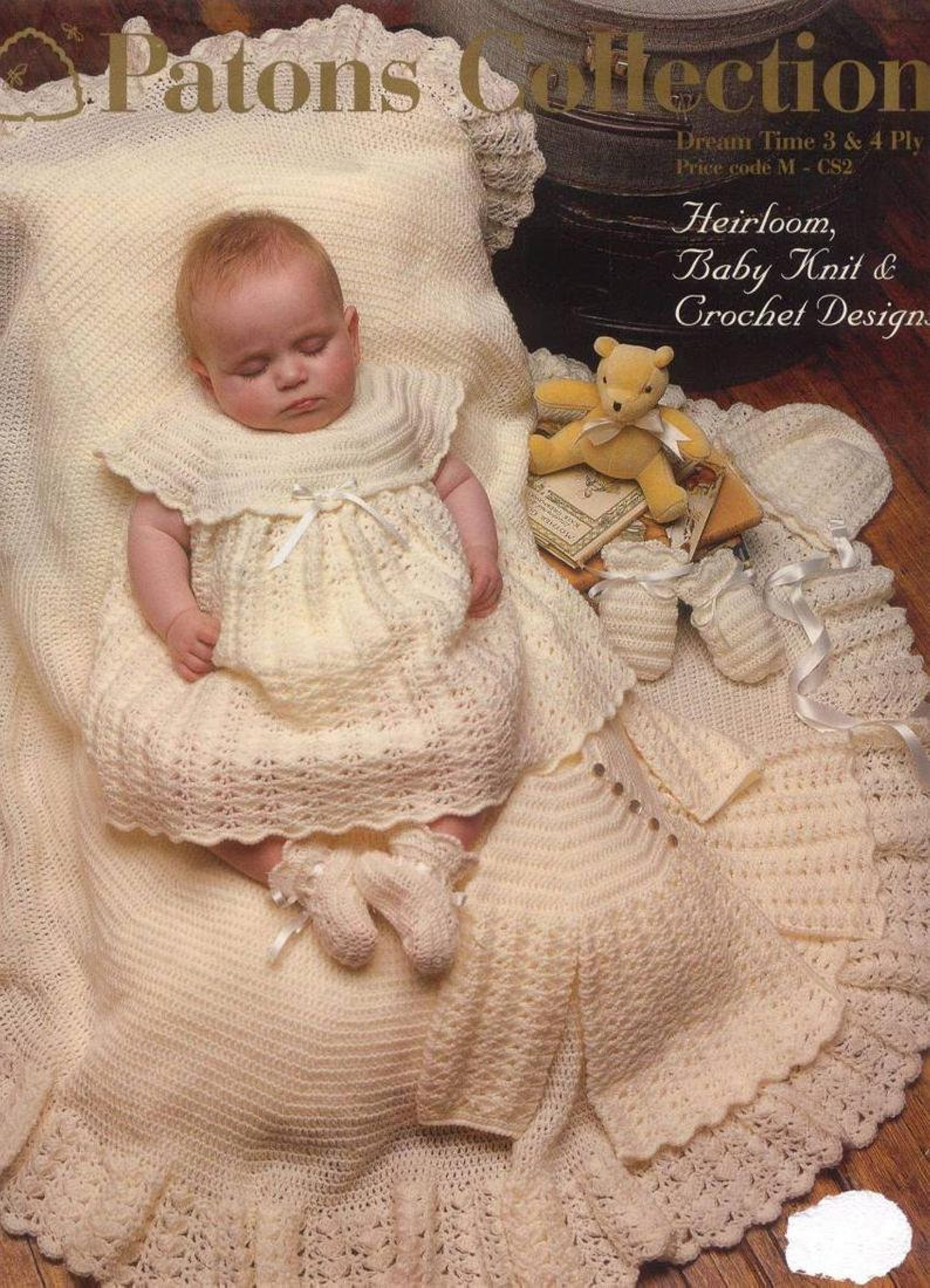 Baby knitting / crochet pattern book baby layettes birth to Etsy