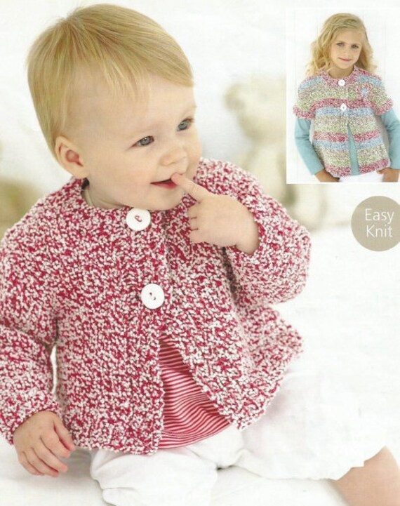 girls chunky cardigan