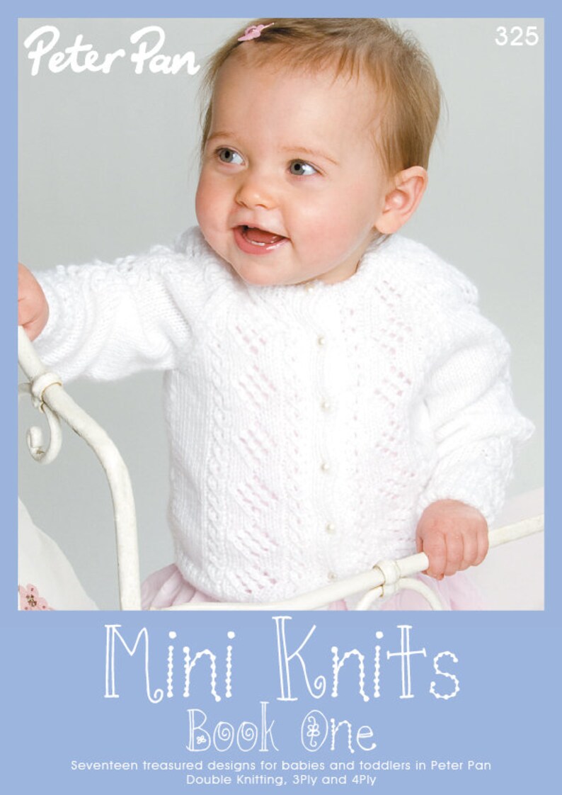 Baby knitting pattern book 17 Designs for Babies and Toddlers. Etsy