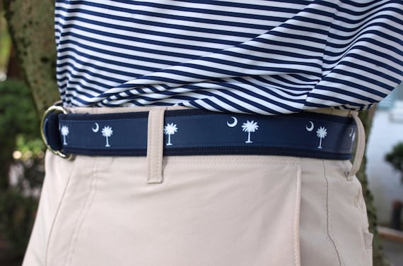 Mens preppy belts clearance