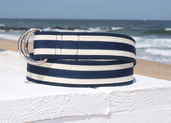 Striped Ribbon Belts Stripe Belt for Men Collegiate Striped Belts Gifts for Men Belt for Men Gifts for Dad Pant Sizes 30-54