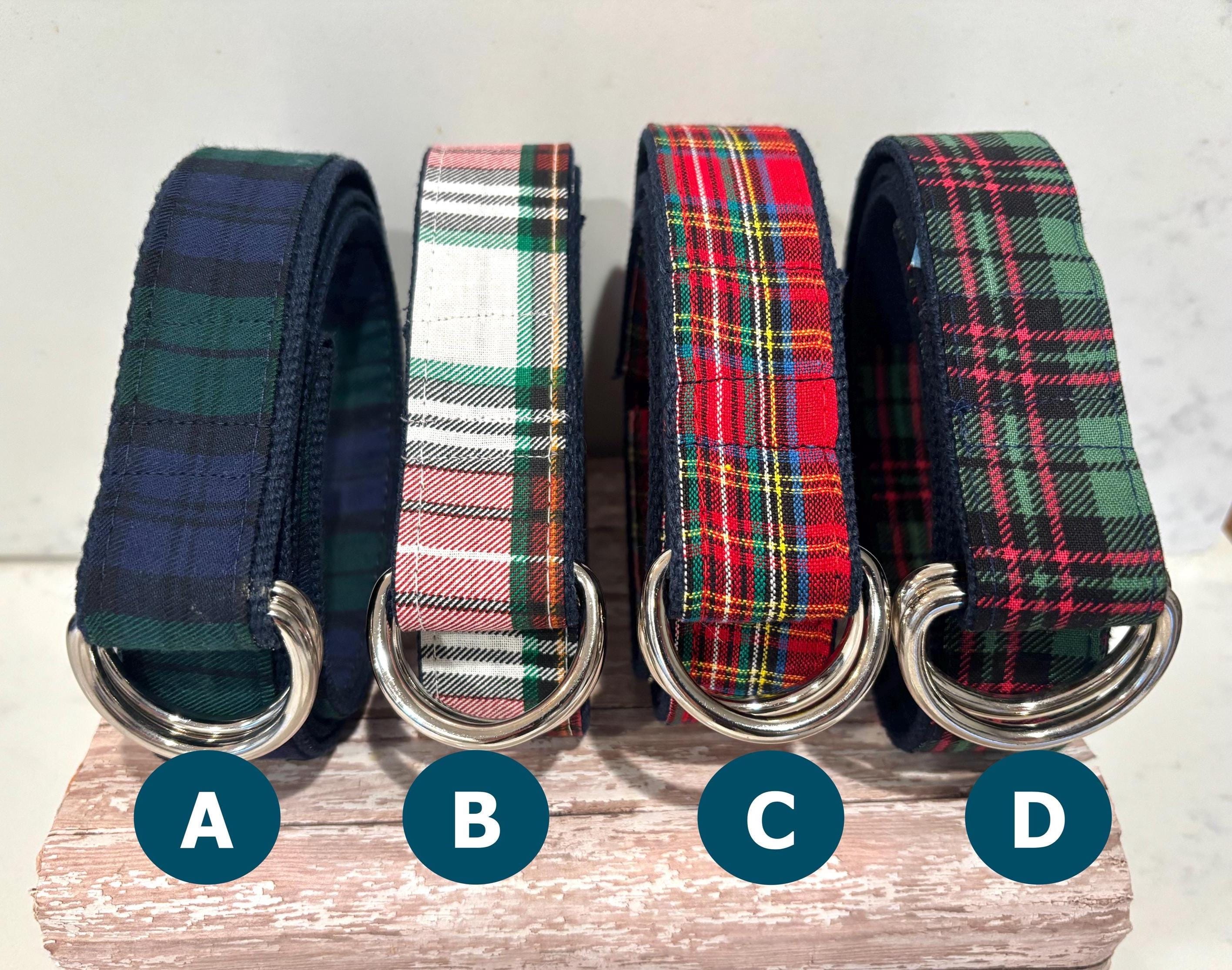 Red Plaid Belt - Etsy display picture 1