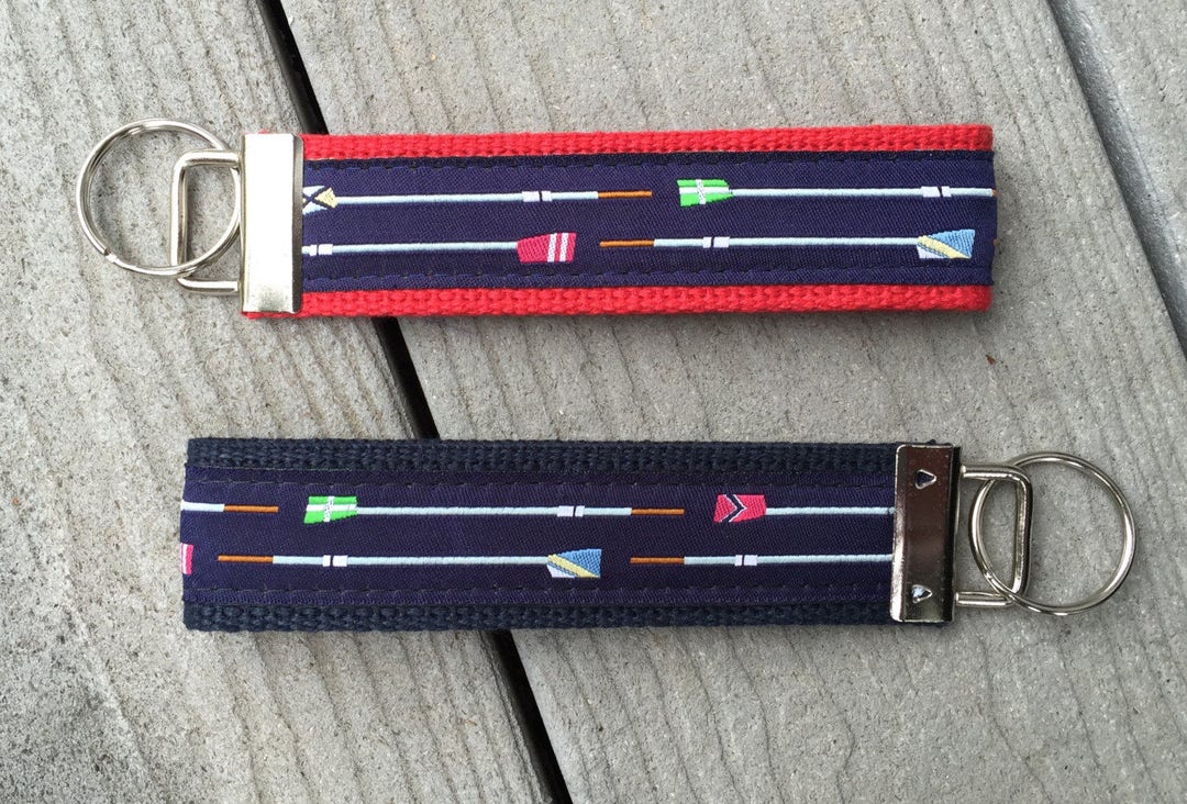 Crew Key Chain / Oar Keychain / Rowing Keychain / Rowing Key Fob