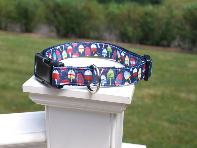 Lobster Buoy Dog Collar / Lobster Buoy / New England Collar / Etsy