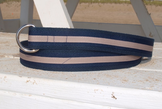 Striped Ribbon Belts Stripe Belt for Men Collegiate Striped Belts Gifts for Men Belt for Men Gifts for Dad Pant Sizes 30-54