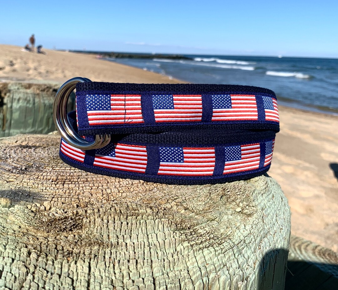 American Flag Belt / Fourth of July / Patriotic Belt / Red White and