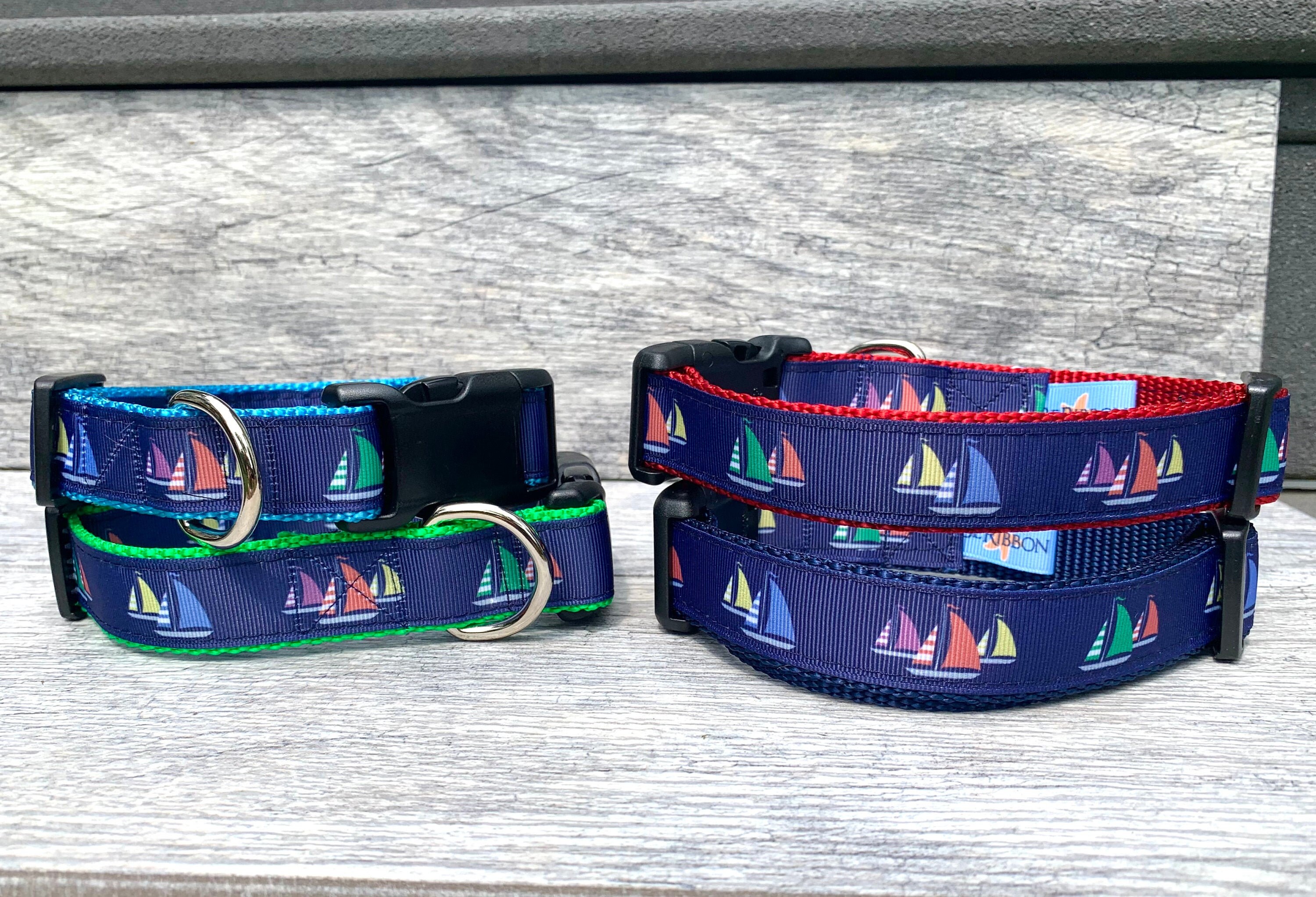 Sailboat Collar / Sailboats / Nautical Collar / Boating Collar Etsy