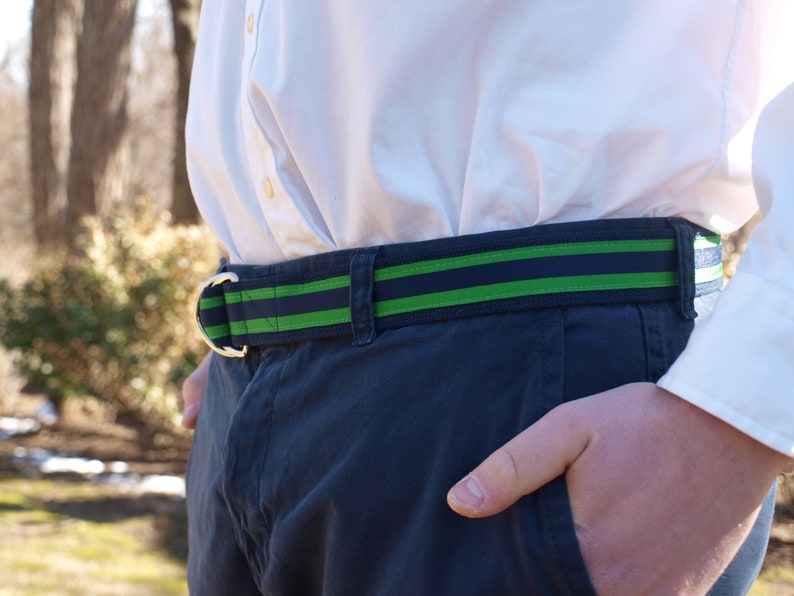 mens ribbon belts