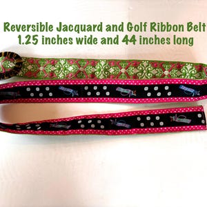 Reversible Jacquard Belt - Etsy display picture 1