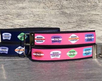 Stone Harbor Cape May keychain / Avalon / Stone Harbor / Cape May / Sea Isle City / Margate / Ocean City / Ventnor /  Longport