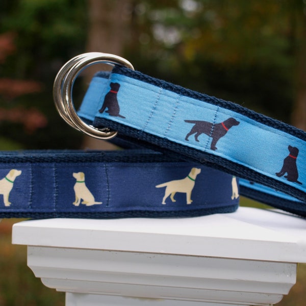 Labrador Retriever Belt  / Golden Retriever Belt / Black Lab Belt / Yellow Lab Belt / Dog Belt  / Canvas Belt / Mens Sizes 30 - 54