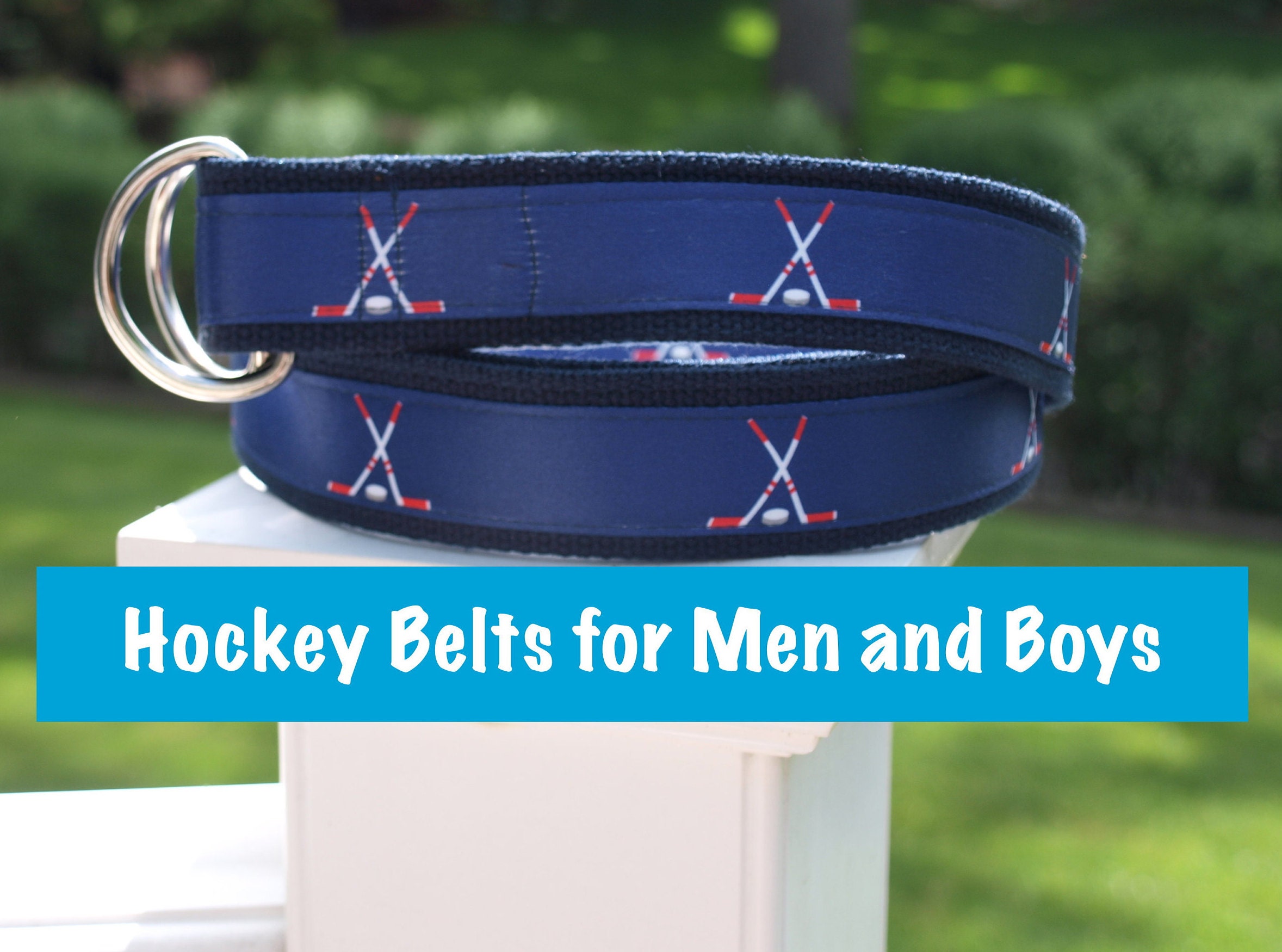 Hockey Dog Collar / Hockey Sticks / Preppy Collar / Hockey Etsy