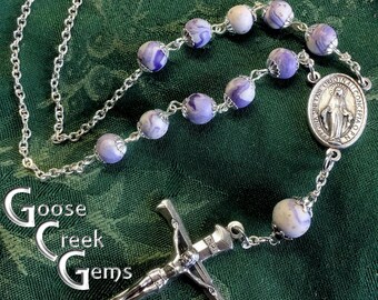 Funeral Flower Rosary Etsy