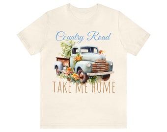 Country Roads Jersey Short Sleeve Tee