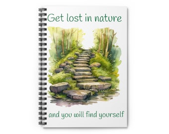 Nature Spiral Notebook - Ruled Line