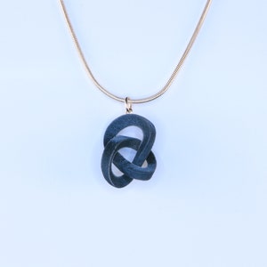 Sable Wearable Sculpture Pendant | 3D Print | Original Sculpture
