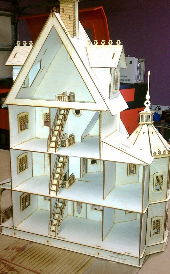 Ashley Gothic Victorian Dollhouse Half Inch Scale Kit - Etsy