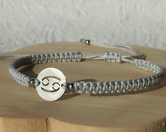 Bracelet macramé horoscope signe du zodiaque