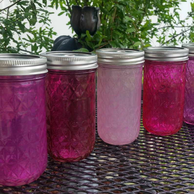 CHOOSE YOUR PINK Baby Showers Bachelorette Party Weddings Welcome- Mason Jar Gifts 12oz Quilted Ball Mason Jar Sippy Cup