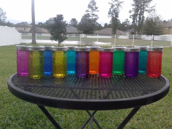 12oz Quilted Ball Mason Jar Sippy Cup - CHOOSE YOUR COLOR -  Bachelorette Glasses- Baby Shower Glasses - Weddings Glasses