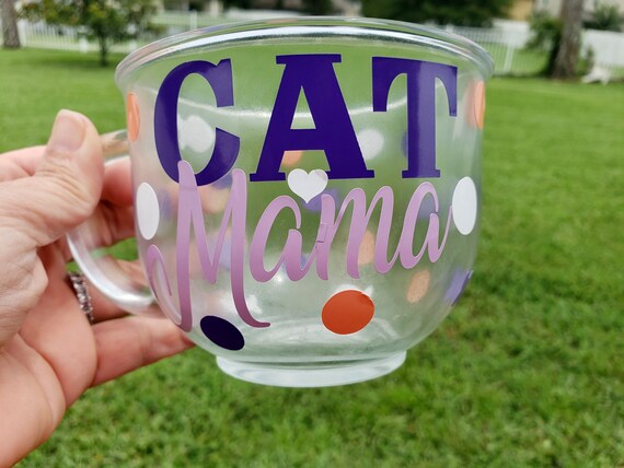 Coffee mug for Cat Lovers or Dog Lovers - Choose your colors - one of a kind gift