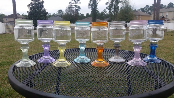Pastel Wine Glass - One Glass - Weddings - Bachelorette Party Glass -  Birthday Party - Cocktail Glass