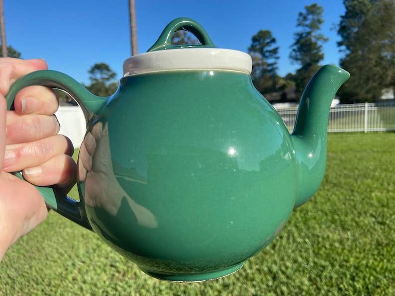 Vintage Hall Tea Pot 1950s Hall Teapot Green Teapot Rare Etsy