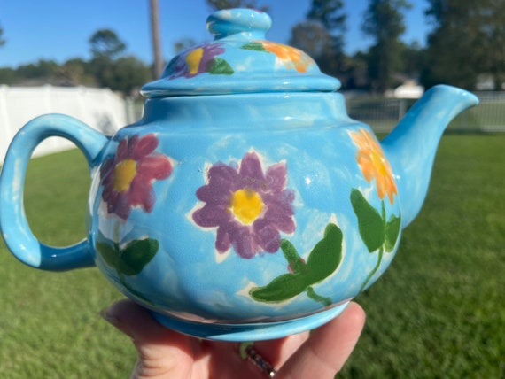 Personal Floral Tea Pot - Great for Gift for anyone that loves tea