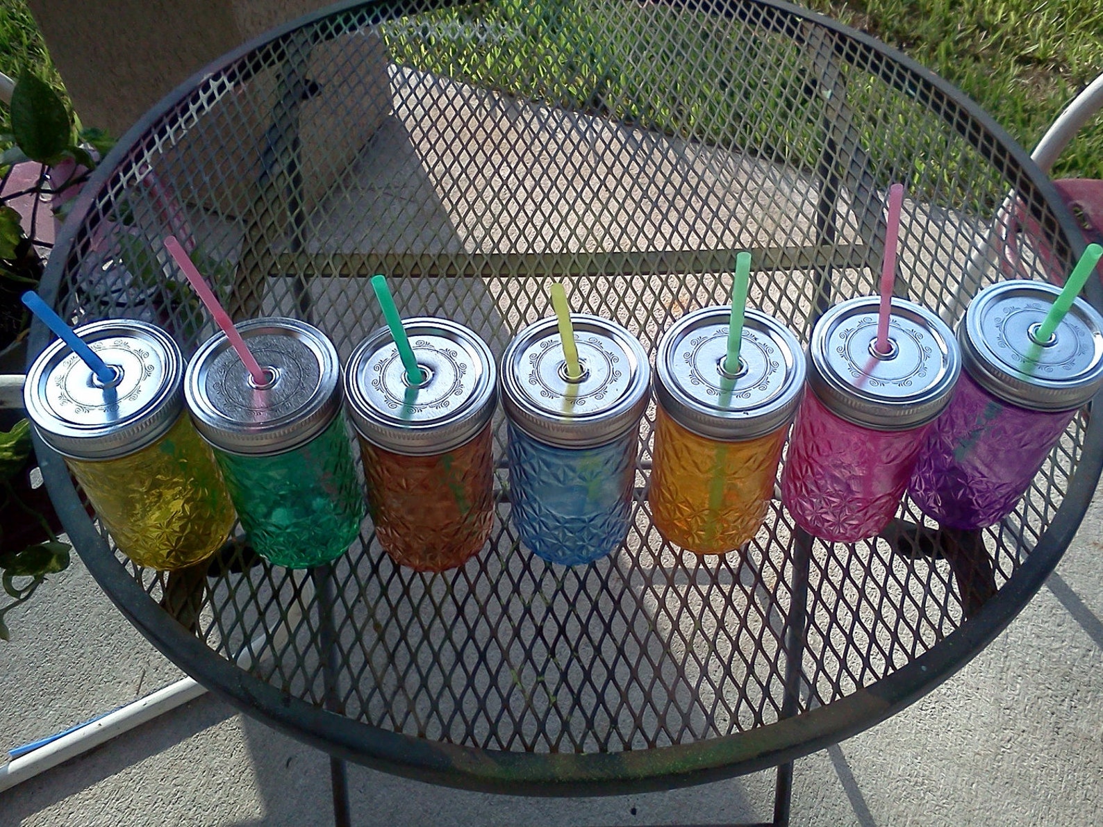 12oz Quilted Ball Mason Jar Sippy Cup CHOOSE YOUR COLOR Etsy