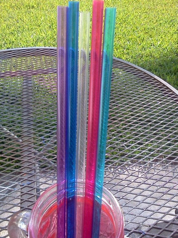 ADD ON ONLY - Acrylic Straw for a 24 oz Ball Mason Jar Sippy Tumbler - Not for sale alone