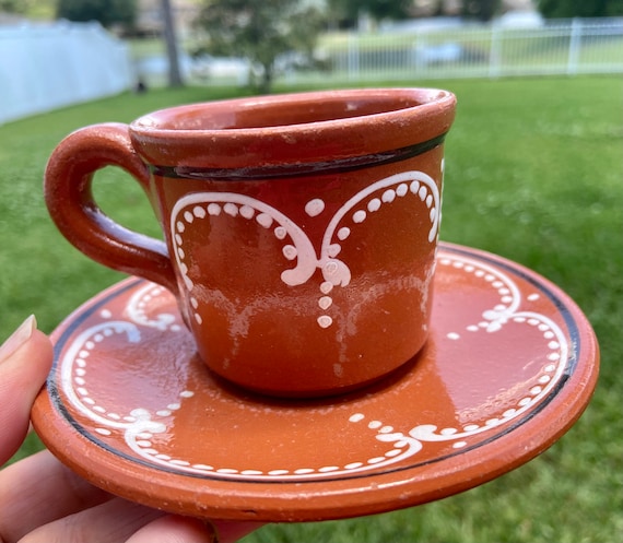 Stoneware Pottery Tea Cup or Espresso Cup