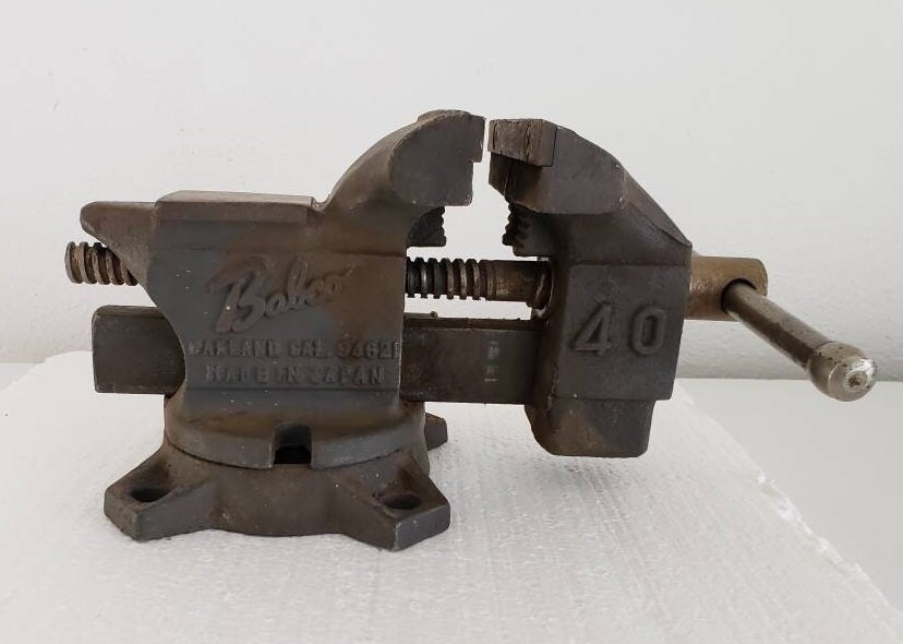 Vintage BABCO No.40 Swivel Anvil Bench Vise 4 Jaws Cast Iron