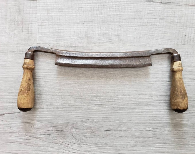 Vintage Reliance Draw Knife, 8 Blade, 8 Draw Knife, Tool, Antique Tool