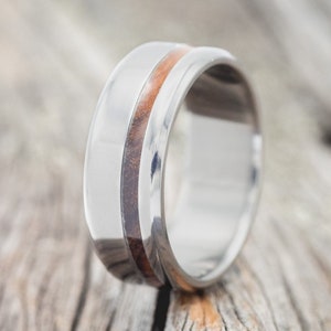 The "Vertigo" - Ironwood Wedding Ring - Staghead Designs
